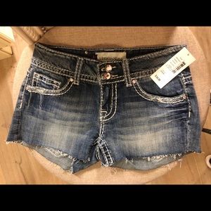 Denim shorts brand new never been worn